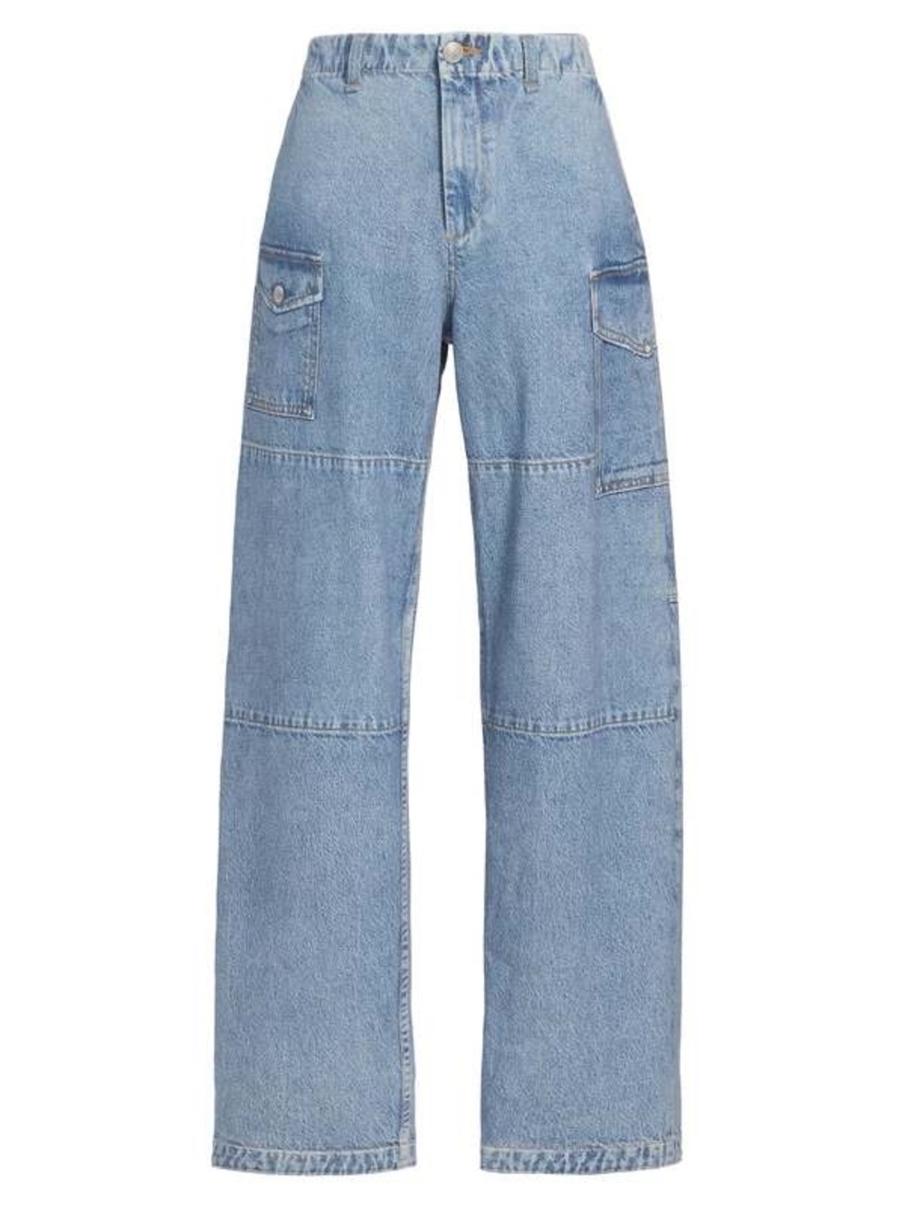 rag & bone Miramar Nora Mid-Rise Wide-Leg Cargo Jeans